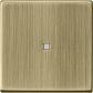 Лицевая панель Gira System 55 выключателя одноклавишного с подсветкой бронза 0290603 - фото №1