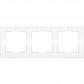Рамка Werkel Flock на 3 поста белая WL05-Frame-03-white 4690389046728 - фото №1