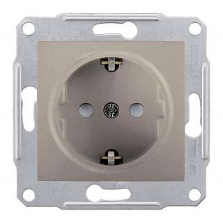 Розетки титанового цвета