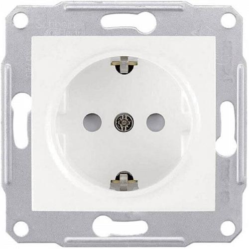 Розетка Schneider Electric Sedna с/з со шторками 16A 250V SDN3000121