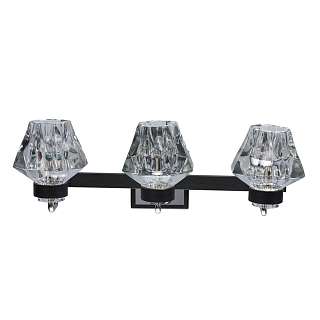 Бра с тремя плафонами в замковом стиле