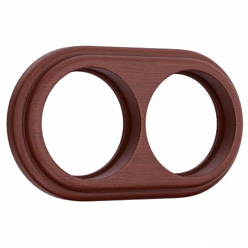 Рамка на 2 поста Werkel итальянский орех W0025225 4690389166563