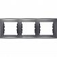 Рамка 3-постовая Schneider Electric Sedna SDN5800570 - фото №1