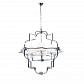 Подвесная люстра Lumina Deco Baltimore LDP 8020-4 CHR+WT - фото №1
