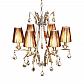 Подвесная люстра Lumina Deco Glamour LDP 66247-6 BR+CHR - фото №1