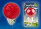 Настенный светодиодный светильник (10329) Uniel DTL-309-Шар/Red/1LED/0,1W - фото №2