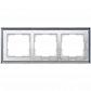 Рамка Werkel Palacio Gracia на 3 поста хром/белый WL77-Frame-03 4690389126093 - фото №1