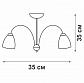 Потолочная люстра Vitaluce V3736-9/3PL - фото №3