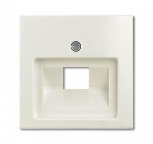 Лицевая панель ABB Basic55 розетки UAE chalet-белый 2CKA001753A0210