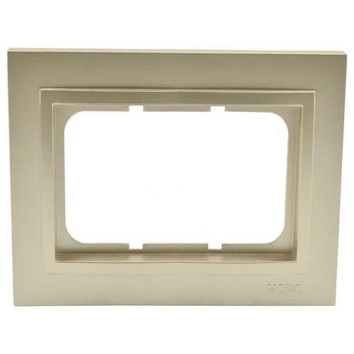 Рамка двойная Mono Electric Despina титан 102-220000-165