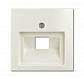 Лицевая панель ABB Basic55 розетки UAE chalet-белый 2CKA001753A0210 - фото №1
