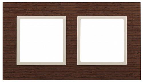 Рамка 2-постовая ЭРА Elegance 14-5302-09 Б0034574