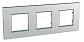 Рамка 3-постовая Schneider Electric Unica Quadro MGU6.706.55 - фото №1