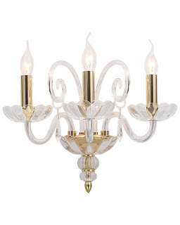 Бра с тремя плафонами прозрачные Бра с тремя плафонами прозрачные