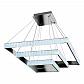 Подвесной светодиодный светильник iLedex Crystal ice MD7212-105B CR - фото №3