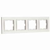 Рамка 4-постовая Mono Electric Larissa слоновая кость 103-010100-163