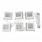 Встраиваемый светодиодный светильник Uniel ULP-1010 42W/4000К IP40 Grilyato White KIT06 UL-00007427 - фото №1