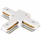 Коннектор T-образный Crystal Lux CLT 0.211 08 WH - фото №1