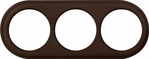 Рамка Werkel Legend на 3 поста венге WL15-frame-03 4690389100956