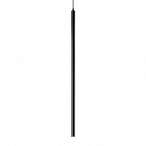 Подвесной светодиодный светильник Ideal Lux Ultrathin D100 Round Nero 142913