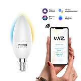 Лампа светодиодная диммируемая Gauss Smart Home E14 5W 2700-6500K матовая 1110112
