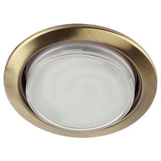 Светильники Downlight с золотистой поверхностью