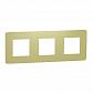Рамка 3-постовая Schneider Electric Unica New NU280612 - фото №1