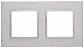Рамка 2-постовая ЭРА Elegance 14-5202-03 Б0034547 - фото №1
