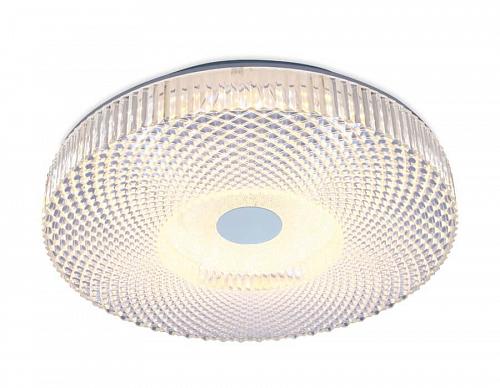 Потолочный светодиодный светильник Ambrella light Orbital Crystal F97 CL 72W D490