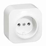 Розетка 2К Legrand Quteo 16A 250V б/з белая 782210