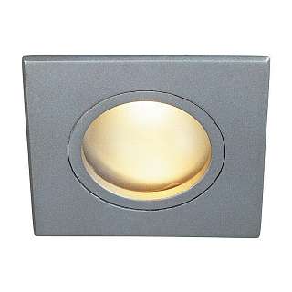 Точечные светильники серебристого цвета