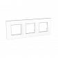 Рамка 3-постовая Schneider Electric Unica Quadro MGU2.706.18 - фото №1