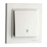 Выключатель Mono Electric Despina одноклавишный проходной слоновая кость 102-010025-109