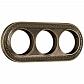 Рамка Werkel Antik Runda на 3 поста бронза WL70-frame-03 4690389106545 - фото №1