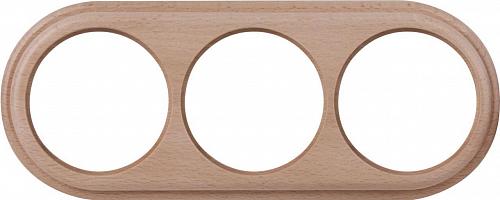 Рамка Werkel Legend на 3 поста светлый бук WL15-frame-03 4690389100963