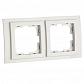 Рамка 2-постовая Mono Electric Despina слоновая кость 102-010000-161 - фото №1