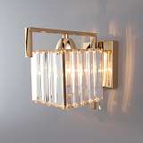 Бра Eurosvet April 10126/1 золото/прозрачный хрусталь Strotskis