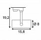 Трековый светодиодный светильник SLV 3Ph Euro Spot Led Small 1001368 - фото №2