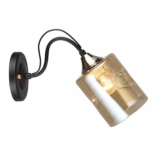 Бра IMEX MD.4052-1-W BK+FGD