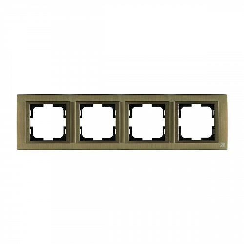 Рамка 4-постовая Mono Electric Chrome бронза 106-430000-163