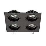 Встраиваемый светильник Zumaline Chuck dl4 square 20069-BK