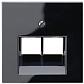 Накладка 2-ой розетки UAE Jung A 500 черная A569-2BFPLUASW - фото №1