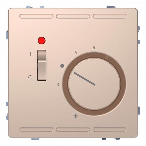 Терморегулятор Schneider Electric Merten D-Life с центральной платой с выключателем 230V MTN5760-6051