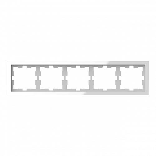 Рамка 5-постовая Schneider Electric Merten D-Life MTN4050-6520