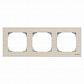 Рамка 3-постовая ABB Sky белый ясень 2CLA857300A2001 - фото №1