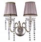 Бра Crystal Lux Alegria AP2 Silver-Brown - фото №1