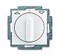 Выключатель жалюзи поворотный без фиксации ABB Basic55 альпийский белый 2CKA001101A0921 - фото №1