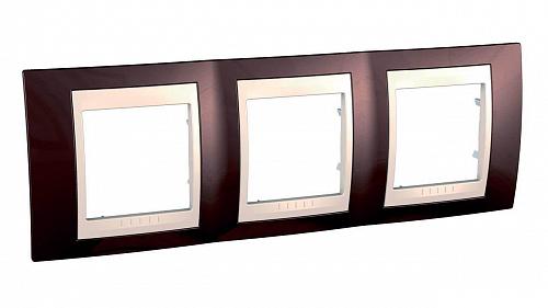 Рамка 3-постовая Schneider Electric Unica Хамелеон MGU6.006.551