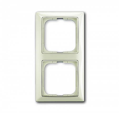 Рамка 2-постовая ABB Basic55 chalet-белый 2CKA001725A1512