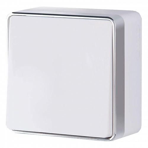 Выключатель Werkel одноклавишный Gallant белый WL15-01-01 4690389102035